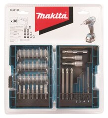 Otsikute komplekt Makita B-54106, 38-osaline цена и информация | Механические инструменты | kaup24.ee