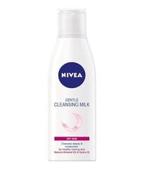 Молочко очищающее для сухой кожи Nivea Daily Essentials 200 мл цена и информация | Аппараты для ухода за лицом | kaup24.ee