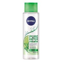 Мицеллярный шампунь с зеленым чаем и лаймом Nivea Pure Detox 400 мл цена и информация | Шампуни | kaup24.ee