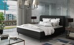 Кровать NORE Asteria 11 140x200 см, черная