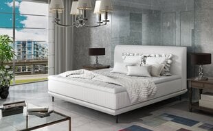 Кровать NORE Asteria 140x200 см, белая цена и информация | Кровати | kaup24.ee