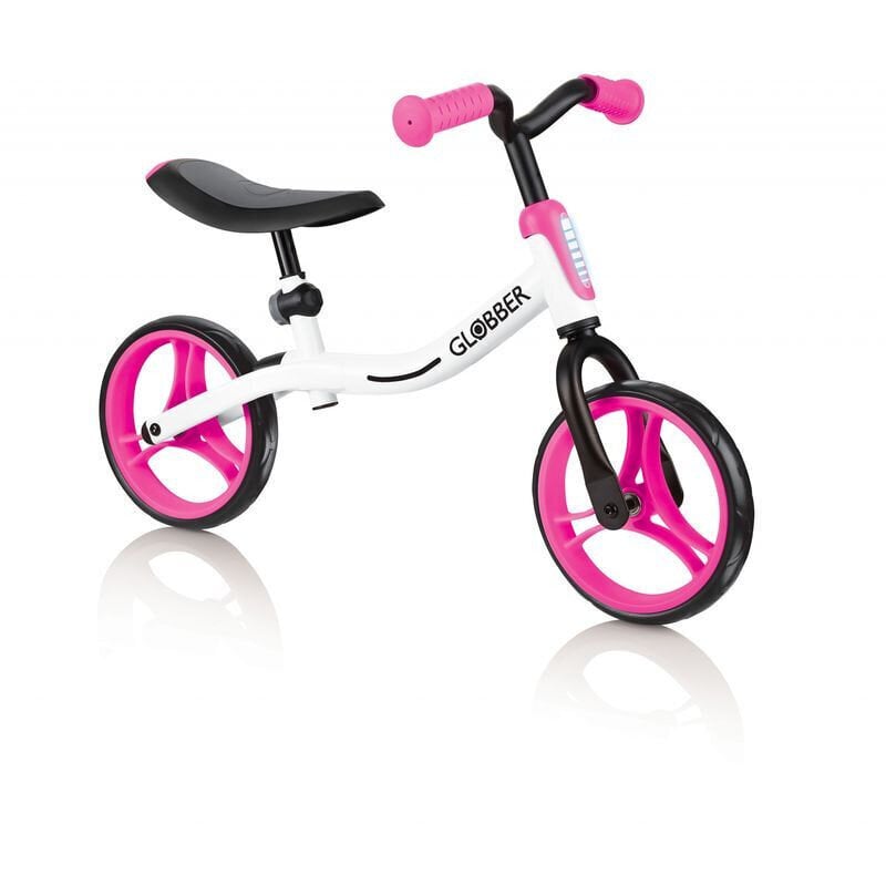 Tasakaalu jalgratas Globber Go Bike Neon Pink hind ja info | Jooksurattad | kaup24.ee