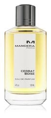 Parfüümvesi Mancera Cedrat Boise EDP naistele/meestele 120 ml цена и информация | Женские духи | kaup24.ee