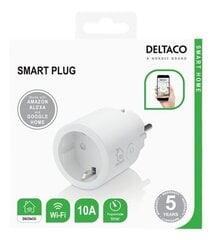Deltaco Smart Home nutikas pistikupesa SH-P01 WiFi hind ja info | Lülitid ja pistikupesad | kaup24.ee