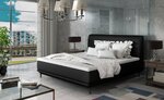 Кровать NORE Asteria 13 140x200 см, черная