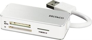 Kaardilugeja Deltaco UCR-147 цена и информация | Адаптеры и USB-hub | kaup24.ee