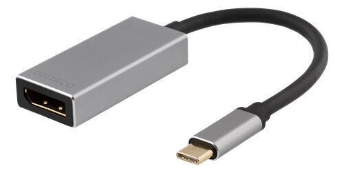 Adapter Deltaco USB-C - DisplayPort цена и информация | USB jagajad, adapterid | kaup24.ee