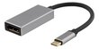 Adapter Deltaco USB-C - DisplayPort hind ja info | USB jagajad, adapterid | kaup24.ee