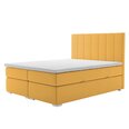 Кровать Selsey Alenna 160x200 см, желтая