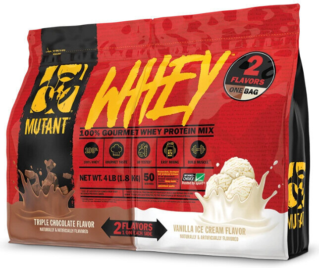 MUTANT - WHEY Double Chamber 1.8kg Choco+Van hind ja info | Proteiin | kaup24.ee