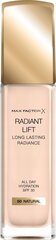 База под макияж Max Factor Radiant Lift SPF 30, 40 Light Ivory, 30 мл цена и информация | Пудры, базы под макияж | kaup24.ee