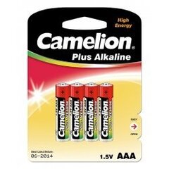 AAA tüüpi Camelion alkaline patareid, 4 tk hind ja info | Patareid | kaup24.ee