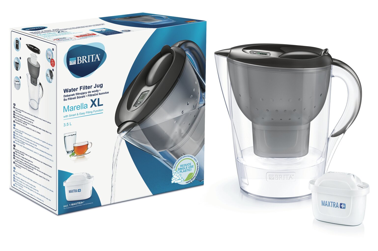 BRITA - Marella Filter Carafe 3.5 L (x3)