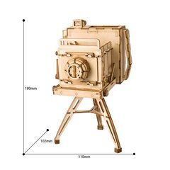 Robotime Vintage Camera 3D пазл  цена и информация | Конструкторы и кубики | kaup24.ee