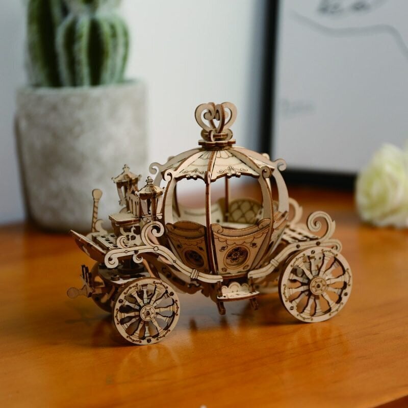 Robotime Pumpkin Cart 3D pusle hind ja info | Klotsid ja konstruktorid | kaup24.ee
