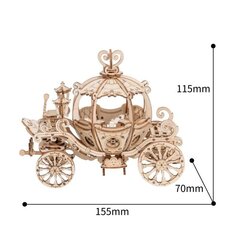 Robotime Pumpkin Cart 3D pusle hind ja info | Klotsid ja konstruktorid | kaup24.ee