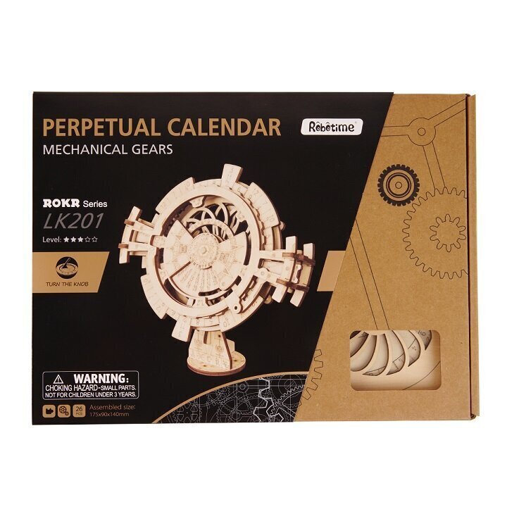 Robotime Perpetual Calendar 3D pusle hind ja info | Klotsid ja konstruktorid | kaup24.ee