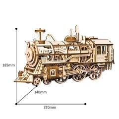 Robotime Locomotive 3D pusle цена и информация | Конструкторы и кубики | kaup24.ee