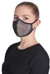 Korduvkasutatav mask 1016F/ ERGO PLUS must pitsiga. цена и информация | Аптечки | kaup24.ee