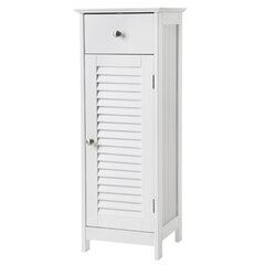 Напольный шкафчик для ванной Songmics 87 см, белый цена и информация | Шкафчики для ванной | kaup24.ee