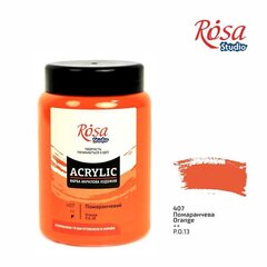 Akrüülvärvid ROSA Studio 400ml, Orange цена и информация | Принадлежности для рисования, лепки | kaup24.ee