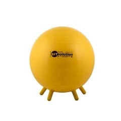 Мяч для сидения Original PEZZI Sitsolution MAXAFE 45 см, желтый цена и информация | Гимнастические мячи | kaup24.ee