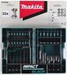 Puuride ja otsikute komplekt Makita P-66896, 33 tk hind ja info | Käsitööriistad | kaup24.ee