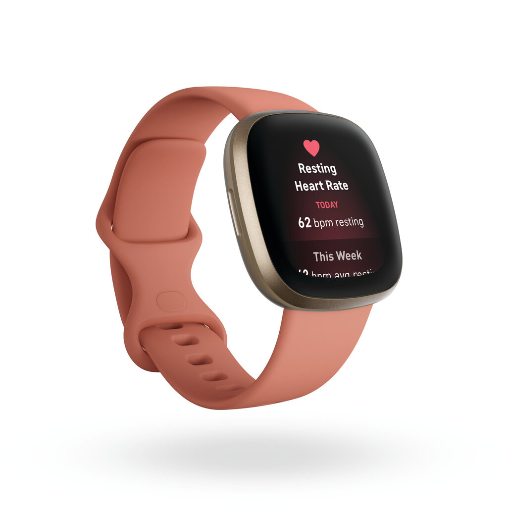 Fitbit Versa 3 Pink Clay/Soft Gold hind ja info | Nutikellad (smartwatch) | kaup24.ee