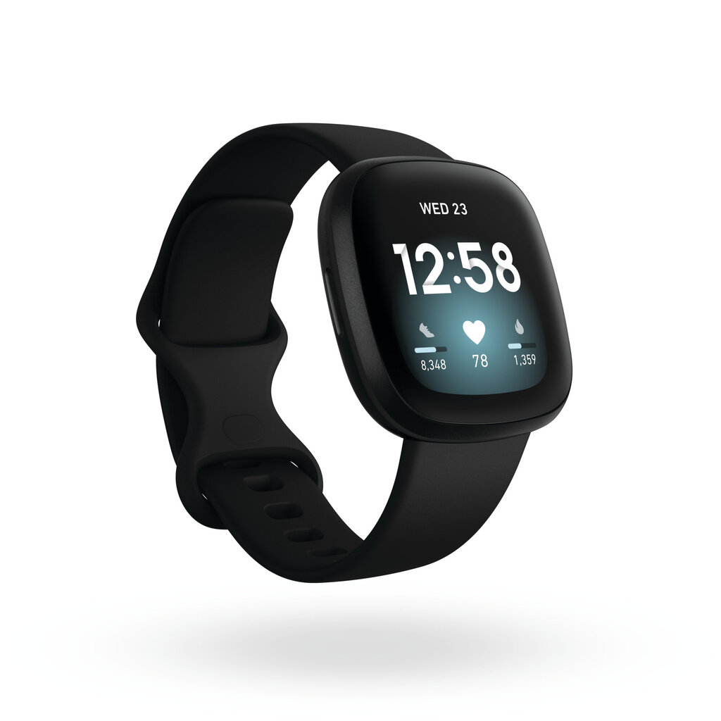 Fitbit Versa 3 Black цена и информация | Nutikellad (smartwatch) | kaup24.ee