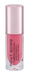 Huuleläige Makeup Revolution Pout Bomb Peachy, 4.6 ml hind ja info | Huulepulgad, -läiked, -palsamid, vaseliin | kaup24.ee