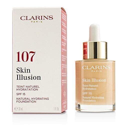 Niisutav vedel jumestuskreem Clarins Skin Illusion SPF 15 30 ml цена и информация | Jumestuskreemid, puudrid | kaup24.ee