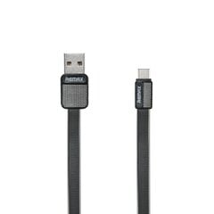 USB kaabel Remax RC-044a Platinum Type-C must hind ja info | Mobiiltelefonide kaablid | kaup24.ee