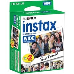 Fujifilm Instax WIDE фотобумага (10x2 шт.) цена и информация | Fujifilm Мобильные телефоны, Фото и Видео | kaup24.ee