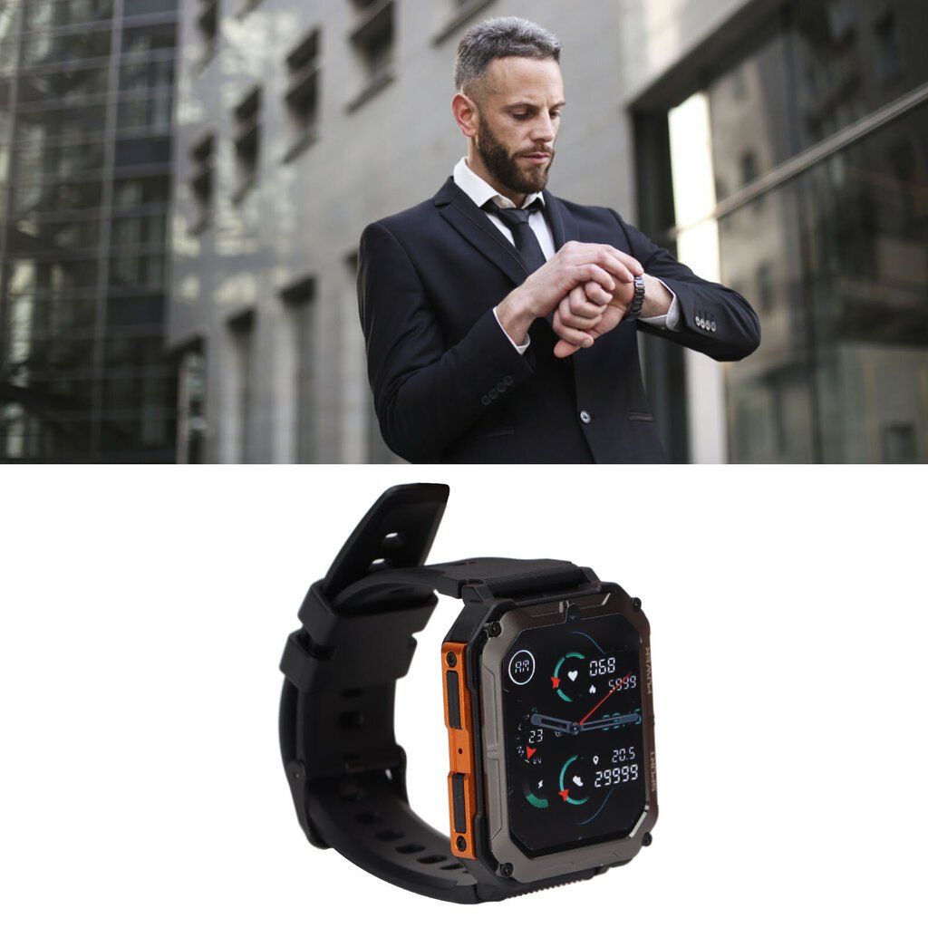 Intelligent Watch IP68 veekindel tolmukindel Bluetooth Call Smartwatch 1.83 Inch HD ekraaniga elektrooniline kella hind ja info | Nutikellad (smartwatch) | kaup24.ee