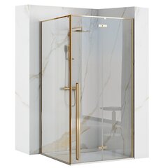 Душевая кабина REA Fargo light gold, 90x90 см цена и информация | Душевые кабины | kaup24.ee