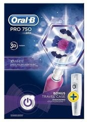 Elektriline hambahari Braun Oral B Pro 750 цена и информация | Электрические зубные щетки | kaup24.ee