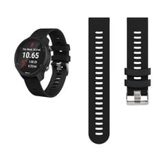 Garmin Forerunner245 Esports/päikesekäevõru silikoonmust, must hind ja info | Nutikellade ja nutivõrude tarvikud | kaup24.ee