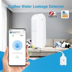 Датчик Утечки Воды Wi-Fi/Zigbee Детектор Вторжения Утечки Воды Предупреждение Уровень Воды Превышен_Zigbee цена и информация | Системы безопасности, контроллеры | kaup24.ee