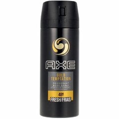 axe gold temptation spray deodorant, 150 мл цена и информация | Дезодоранты | kaup24.ee