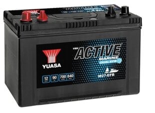 Aku Yuasa 90Ah 700A Marine Dual EFB YBX ACTIVE 304x173x225 +- hind ja info | Akud | kaup24.ee