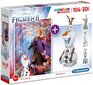 Pusle Clementoni Frozen II 104 tk + 3D Mudel цена и информация | Pusled | kaup24.ee