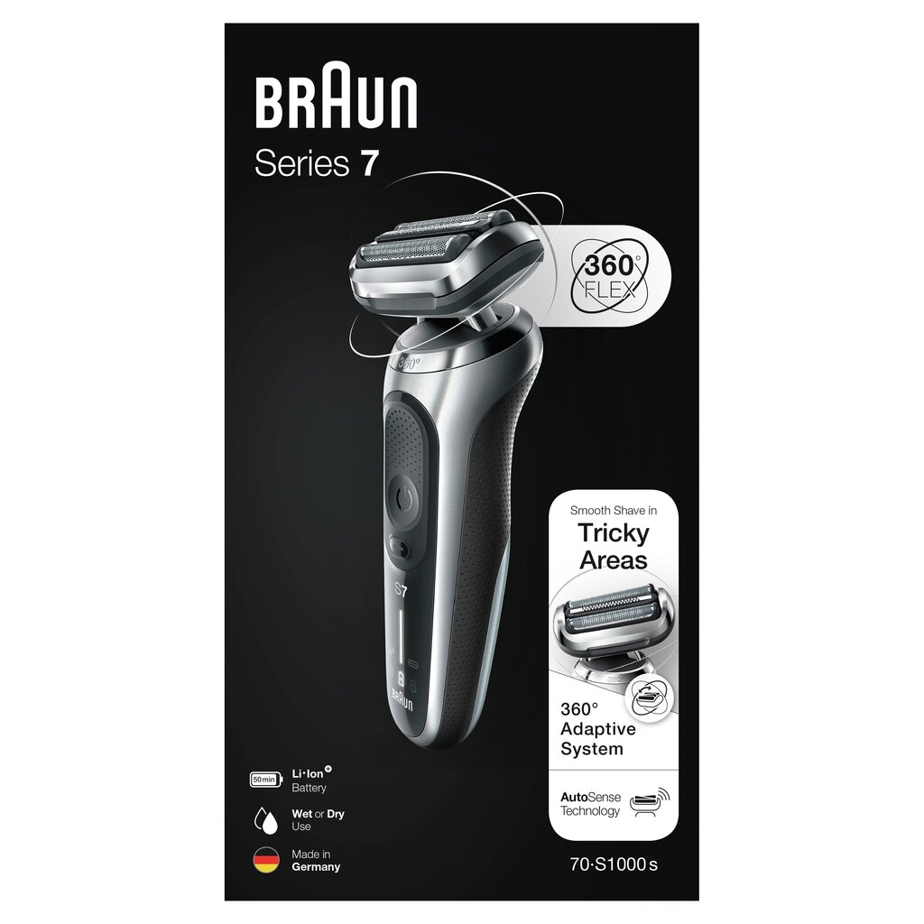 Braun Series 7 70-S1000s hind ja info | Pardlid | kaup24.ee