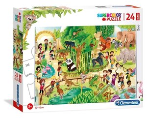 Головоломка Clementoni Maxi Zoo 24 д. цена и информация | Пазлы | kaup24.ee