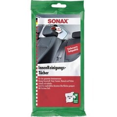 Niisked interjööri salvrätikud SONAX, 10tk hind ja info | Puhastuslapid, salvrätikud | kaup24.ee