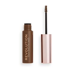 Kulmutušš Makeup Revolution 6 ml, Ash Brown hind ja info | Kulmuvärvid, -pliiatsid | kaup24.ee