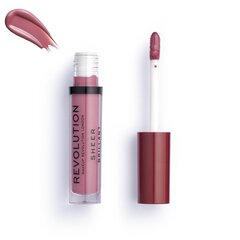 Huuleläige Makeup Revolution London Sheer Lip 117 Bouquet, 3 ml hind ja info | Huulepulgad, -läiked, -palsamid, vaseliin | kaup24.ee