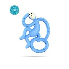 Matchstick Monkey närimislelu Light Blue Mini Teether vanusele 0-3 eluaastat цена и информация | Прорезыватели | kaup24.ee