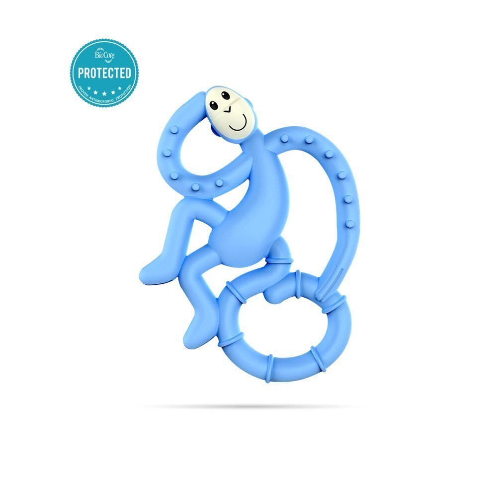 Matchstick Monkey närimislelu Light Blue Mini Teether vanusele 0-3 eluaastat hind ja info | Närimislelud | kaup24.ee