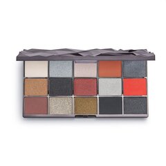 Lauvärvipalett Makeup Revolution London Glass Collection 16.5 g, Black Ice hind ja info | Ripsmetušid, lauvärvid, silmapliiatsid, seerumid | kaup24.ee