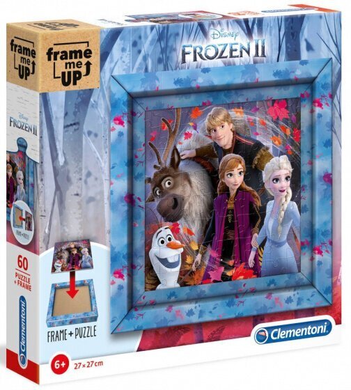 Pusle Clementoni Frozen 2 Frame Me Up 60 osa hind ja info | Pusled | kaup24.ee